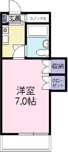カレッジコーポ蔵本5050944 - 間取り図