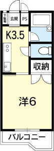 南福島ビューハイツ30301021 - 間取り図
